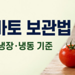 토마토 보관법